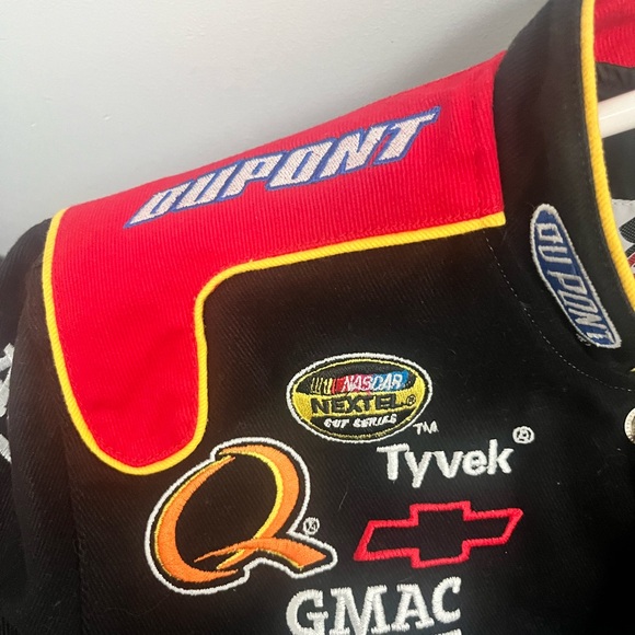 Chase Authentics Jeff Gordon DuPont #24 Flames NASCAR Racing Jacket - Picture 4 of 7